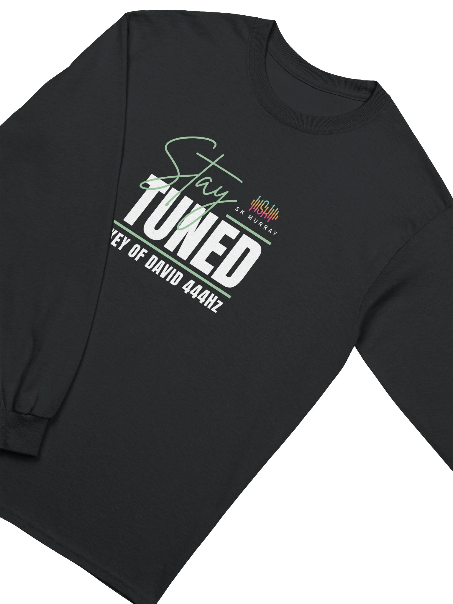 STAY TUNED long sleeve tee - Green product image (3)
