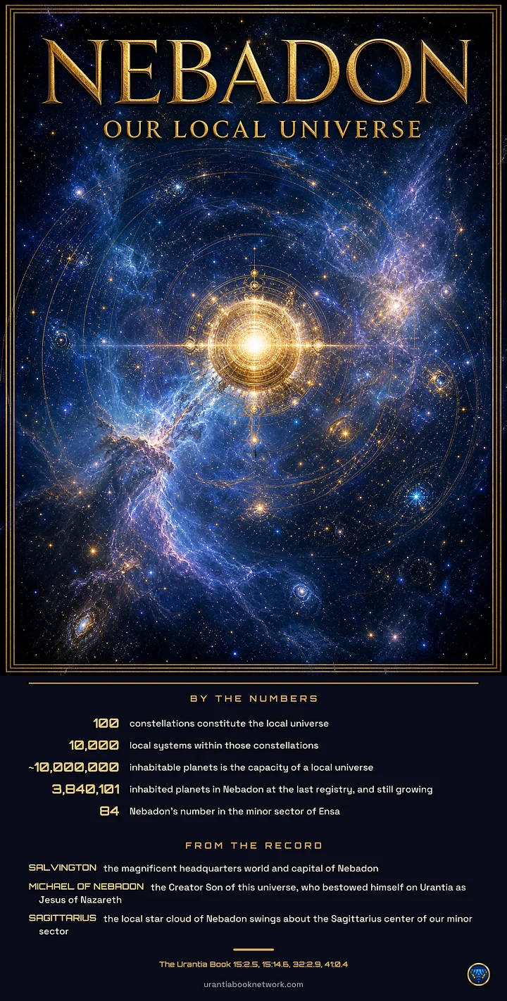 Cosmic Map: Nebadon, Our Local Universe (poster) product image (1)