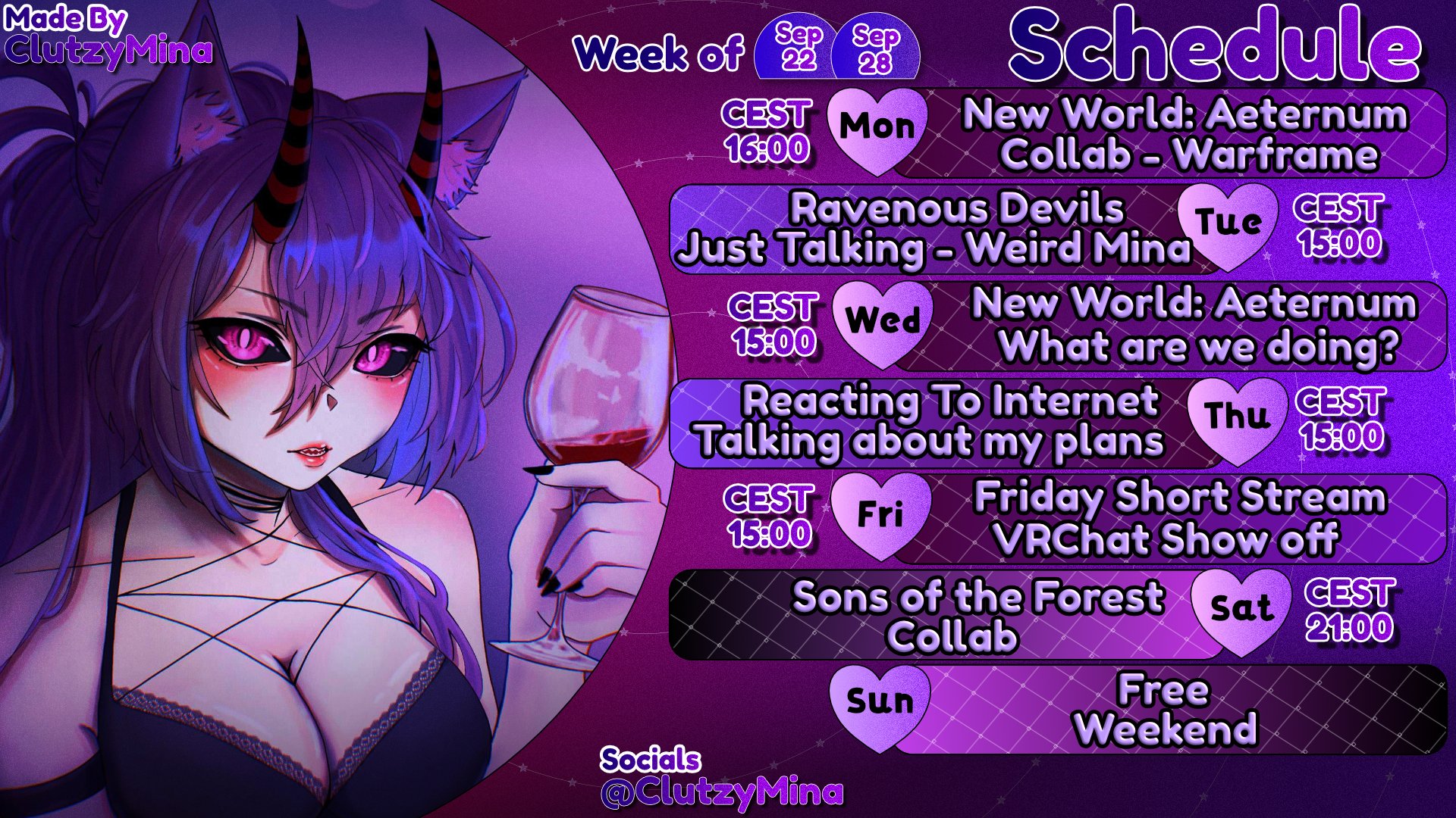 Vtuber Schedule product image (1)
