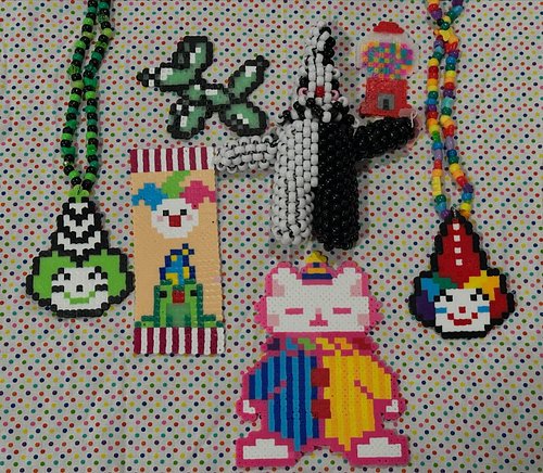 Clown Kandi !! 💚🤡🎈🎪
.
.
.
#kandi #clown #plur #beadwork