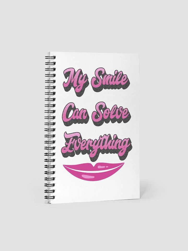 My Smile Can Solve Everything Spiral Notebook product image (1)