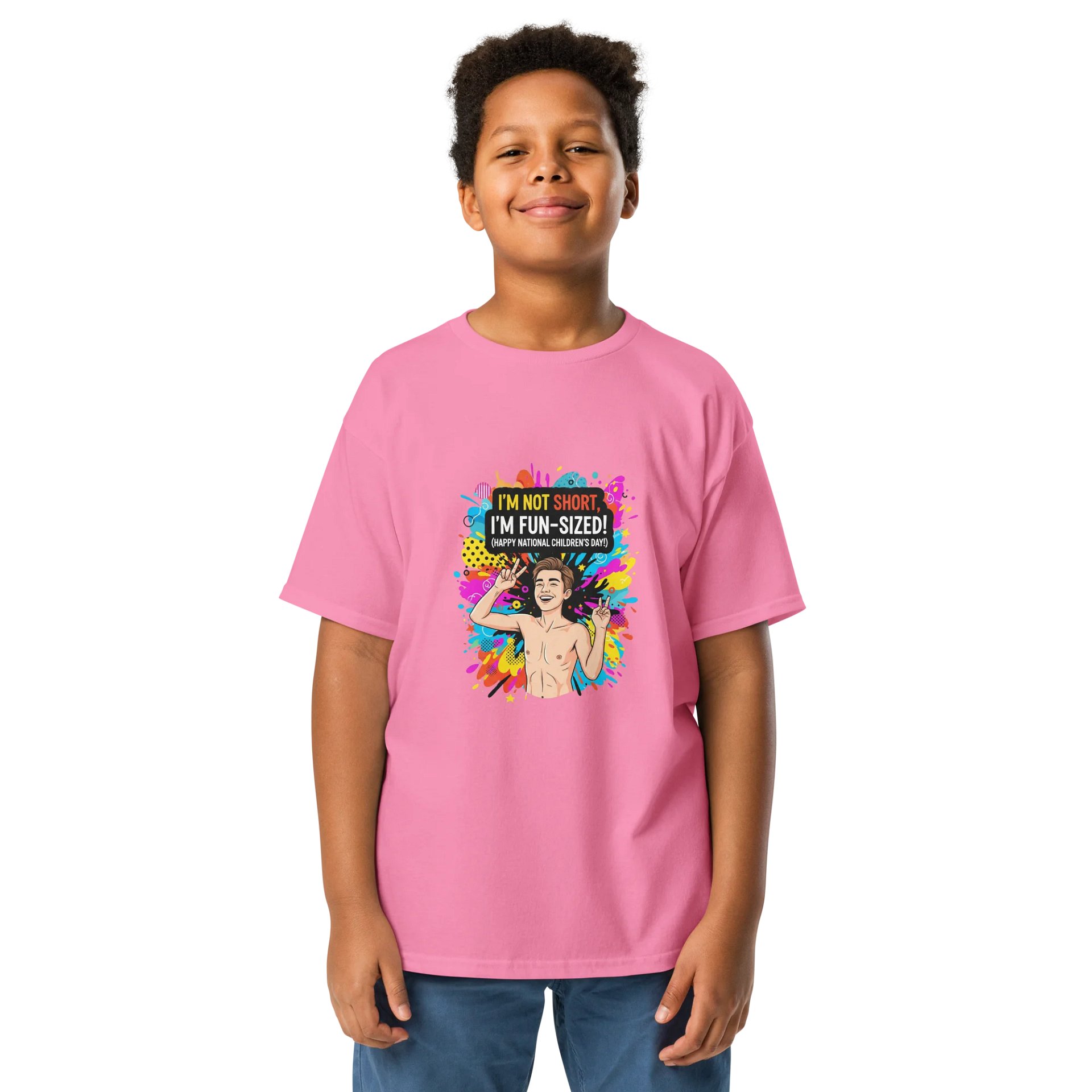 I'm Not Short - Eco-Friendly Kids' Classic Tee product image (6)