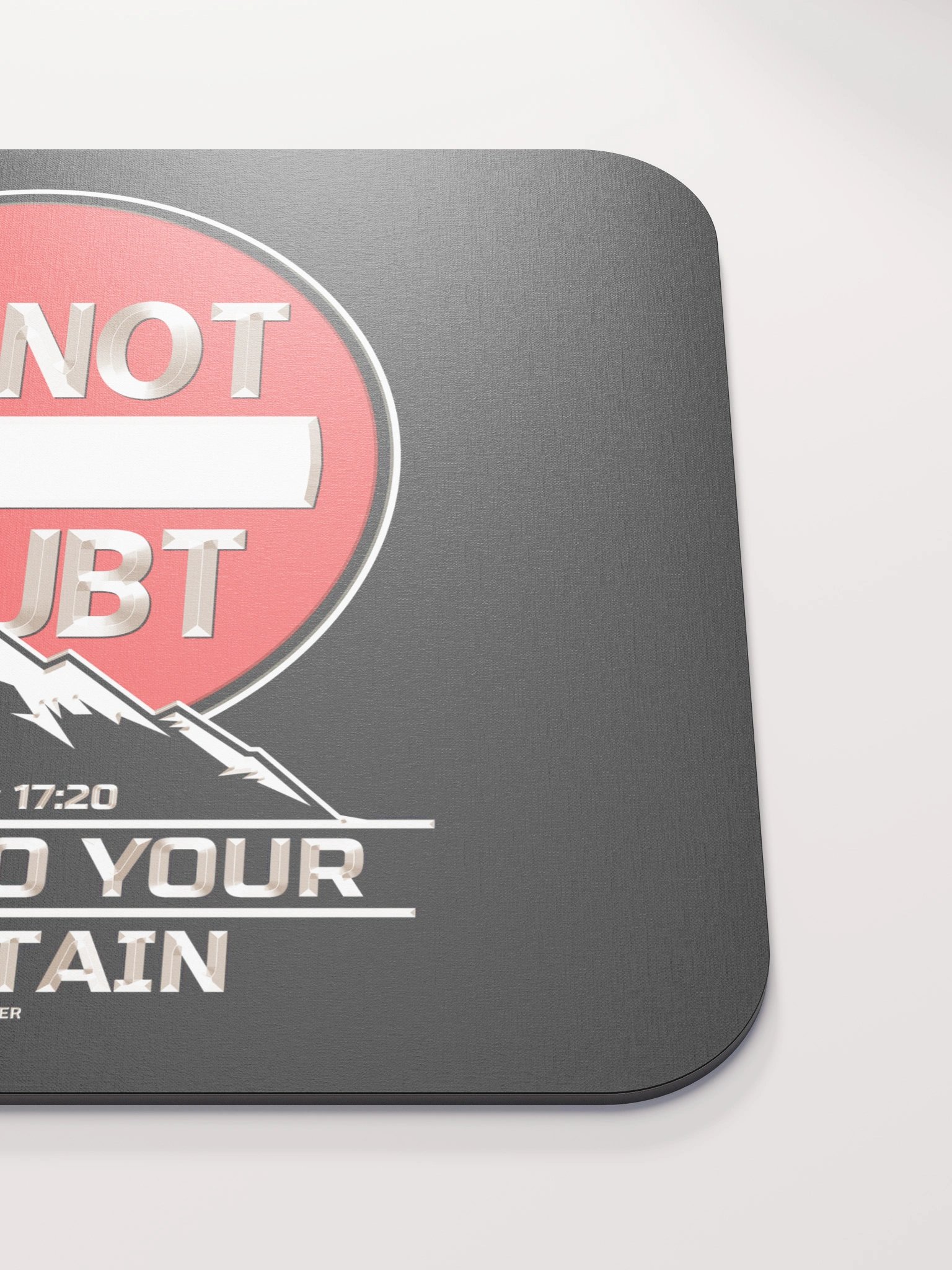 Do Not Doubt, Black Mouse Pad BV product image (5)