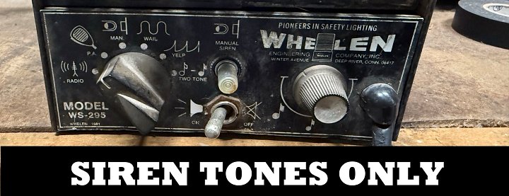 Whelen 295 (1980s) Audio Pack product image (1)
