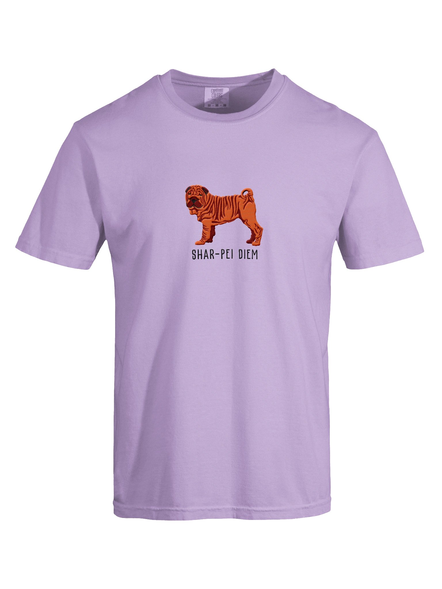 Shar-Pei Diem T-Shirt(Embroidered) of a Chinese Shar-Pei(Red) product image (10)