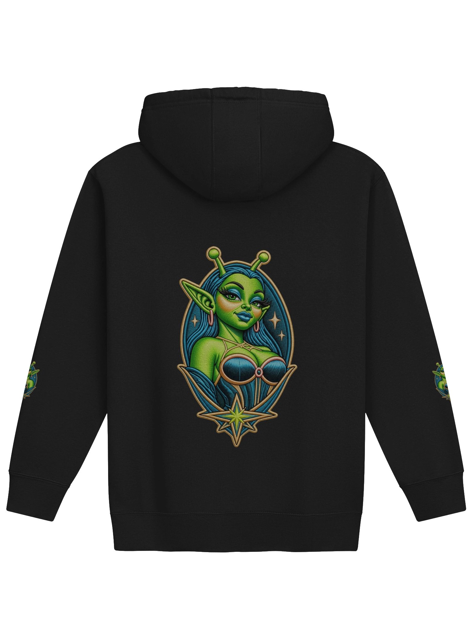 Cosmic Teal Baddy Plus Hoodie product image (11)