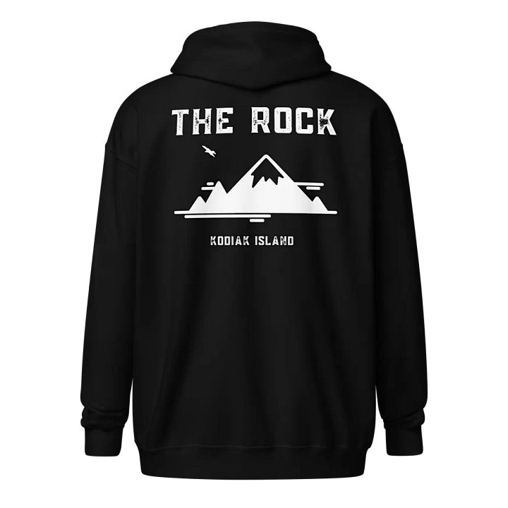 The Rock Zip Hoodie (White) product image (7)