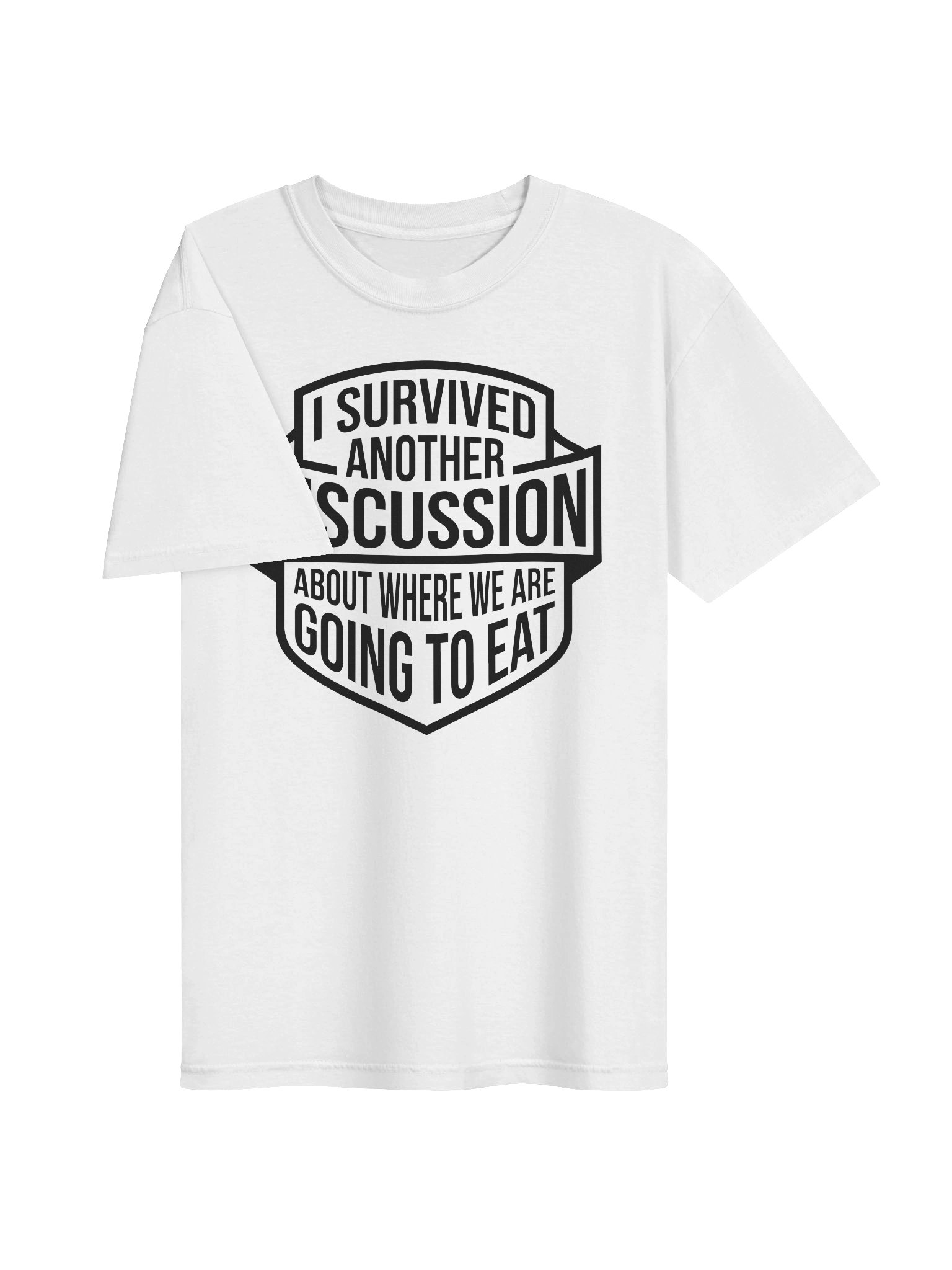 I Survived Dinner Discussion — Tee (White) product image (2)