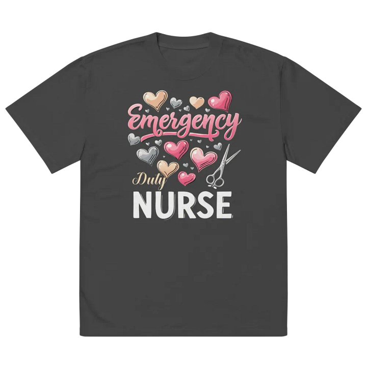 Valentines Emergency Duty Nurse T-Shirt product image (2)