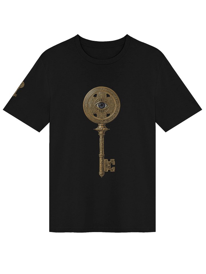 The Gatekeeper’s Key – Black Shoulder Sigil Edition (Front + Right Shoulder Print) product image (1)