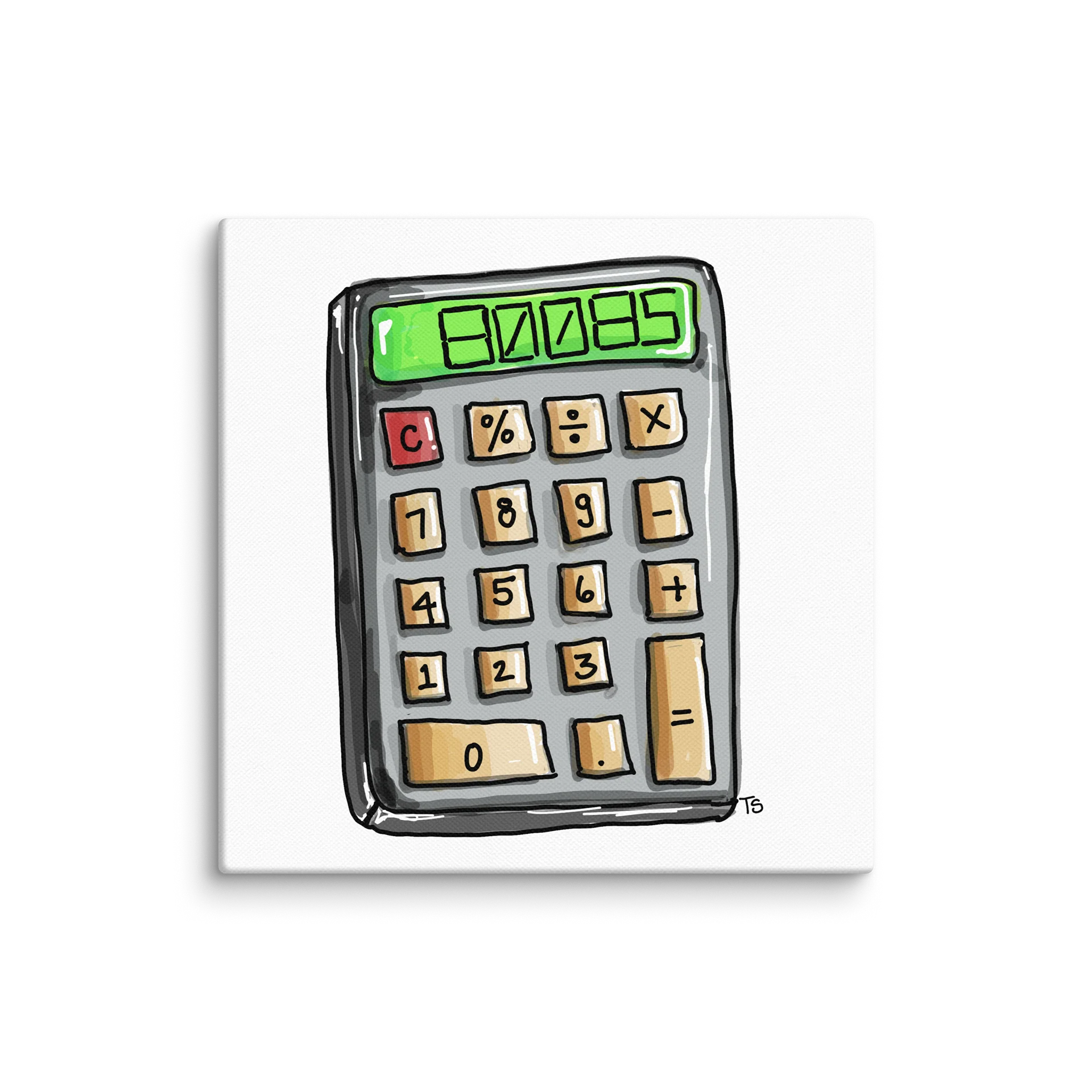 BoobsCalculator Canvas Print product image (1)