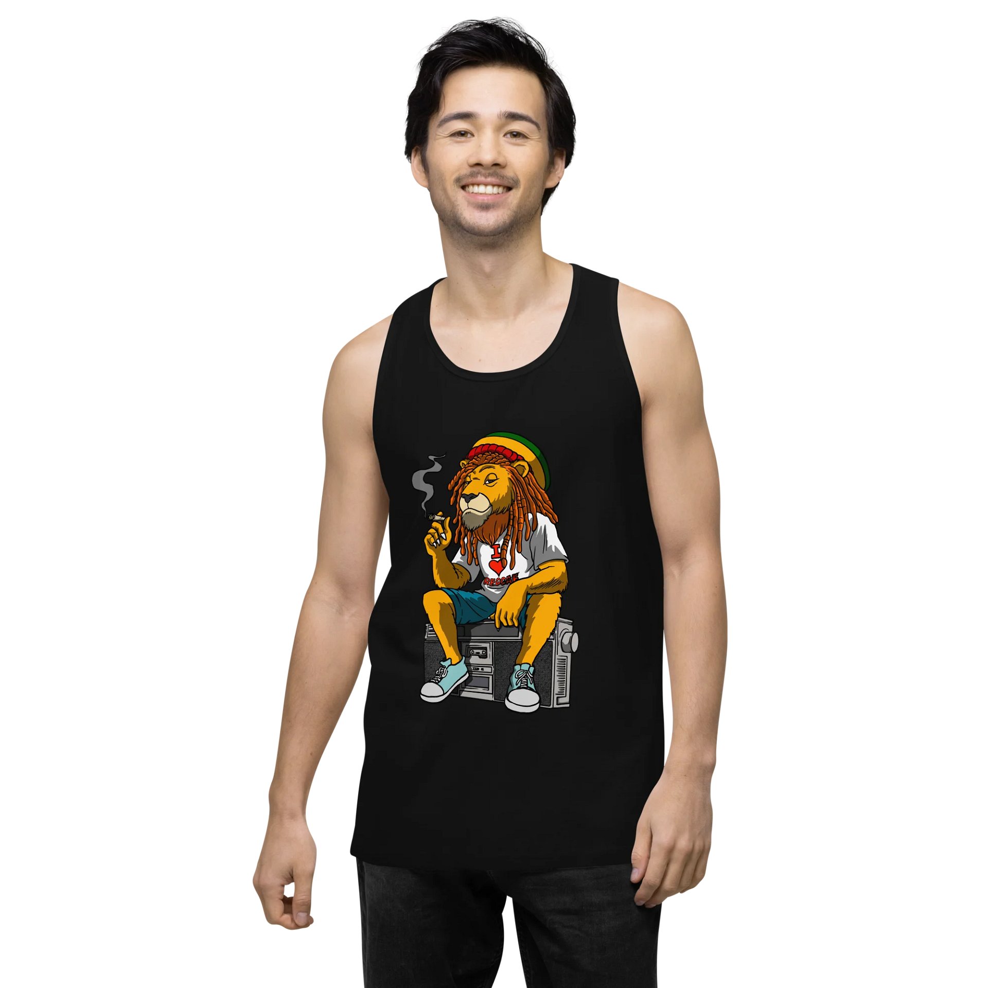 Reggae Lion Men's Tank Top product image (6)