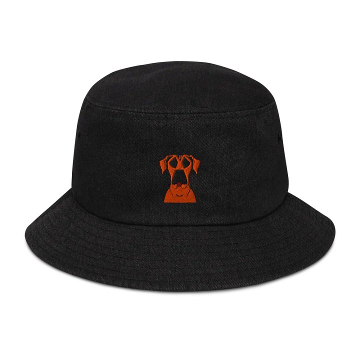 Bold RR Pup Denim Bucket Hat - Embroidered product image (1)