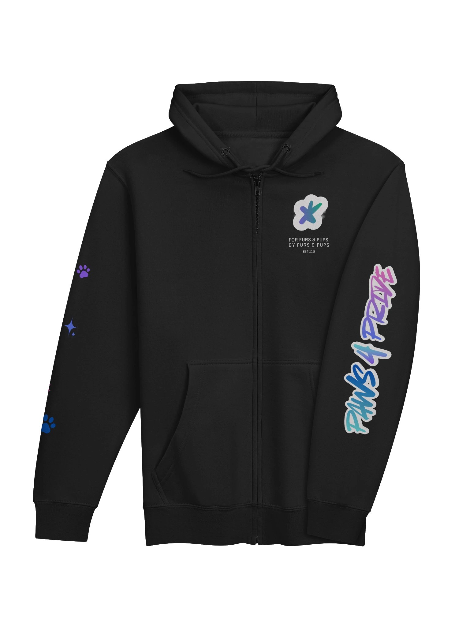 Paws4Pride Zip Hoodie product image (4)