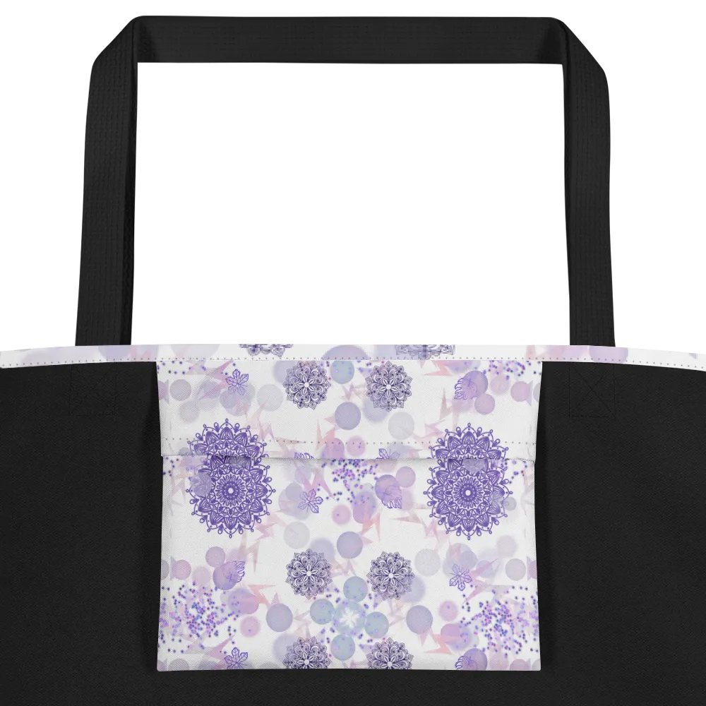 Lilac Mandala Tote Bag product image (4)