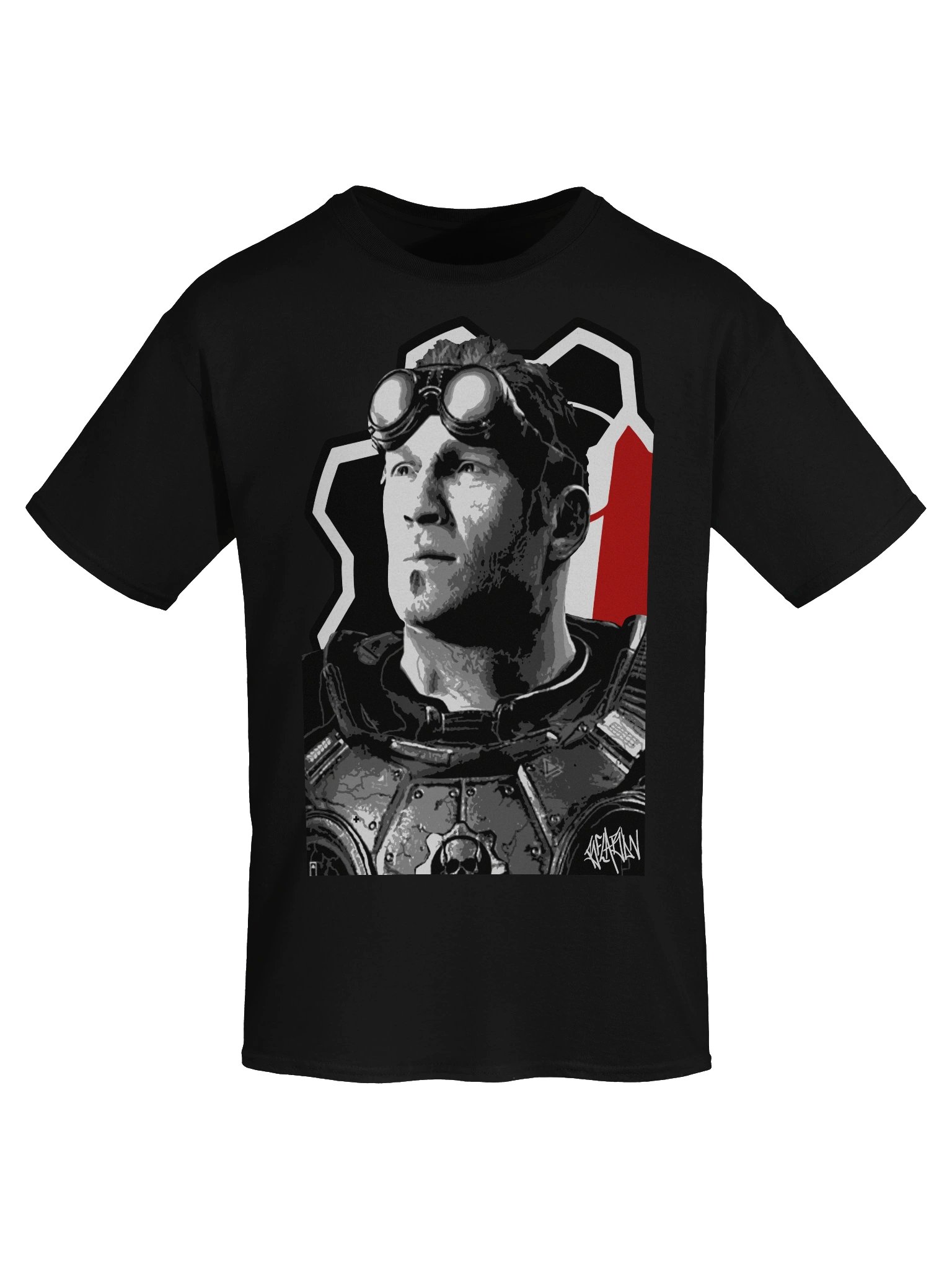 Baird painting tee (BLACK) product image (7)