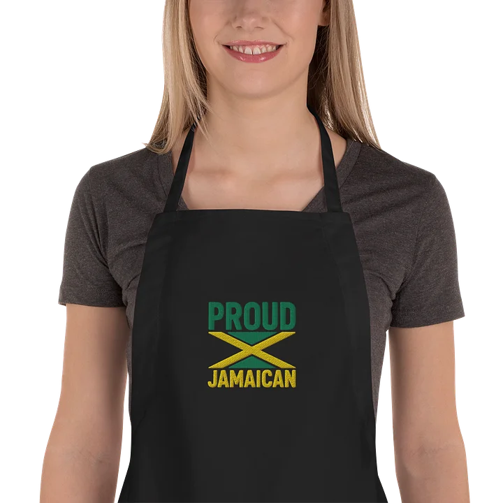 Proud Jamaican™ Premium Apron – Cook With Culture. Serve With Pride. product image (1)