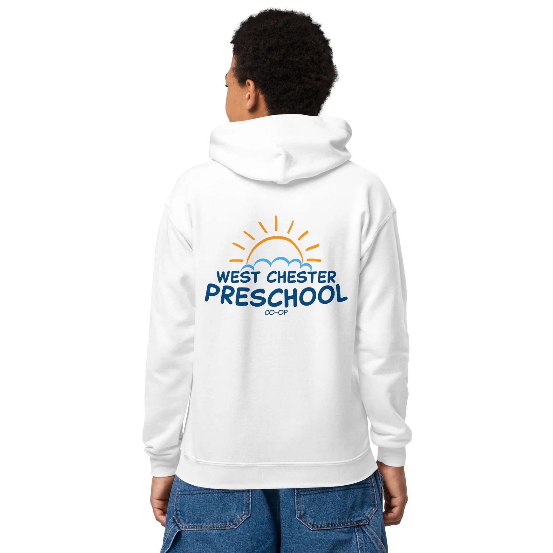Youth Oversized White Hoodie product image (4)
