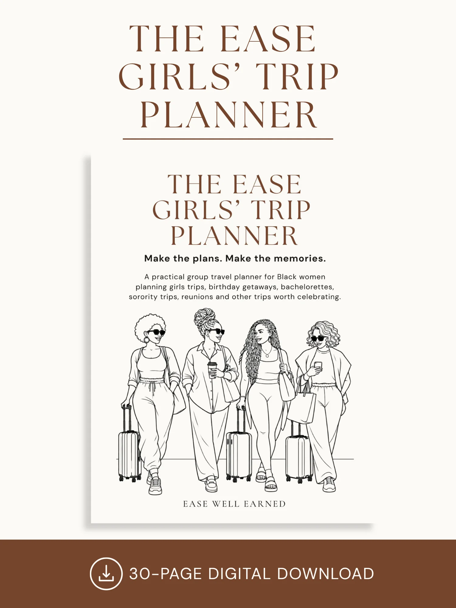The EASE Girl's Trip Travel Planner product image (1)