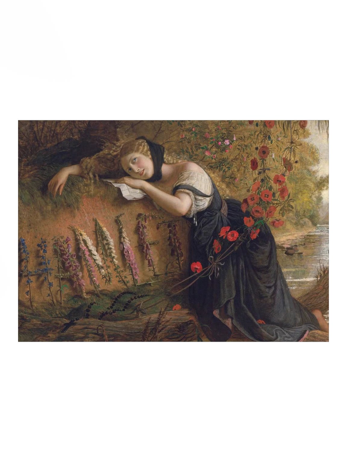 "Ophelia" by Joseph Severn Poster product image (1)