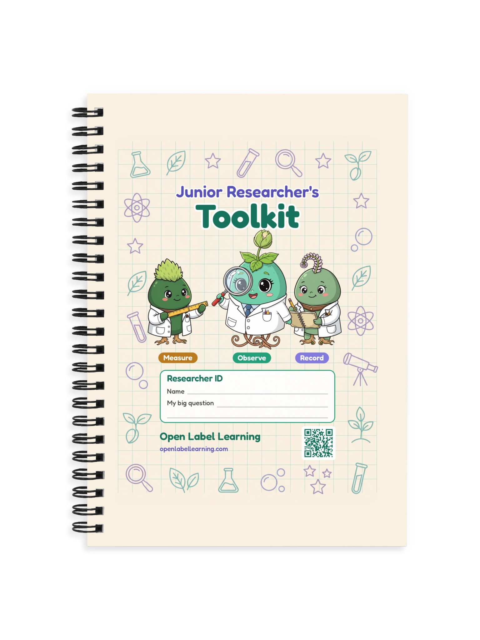 Junior Researcher’s Toolkit Grid Notebook product image (1)