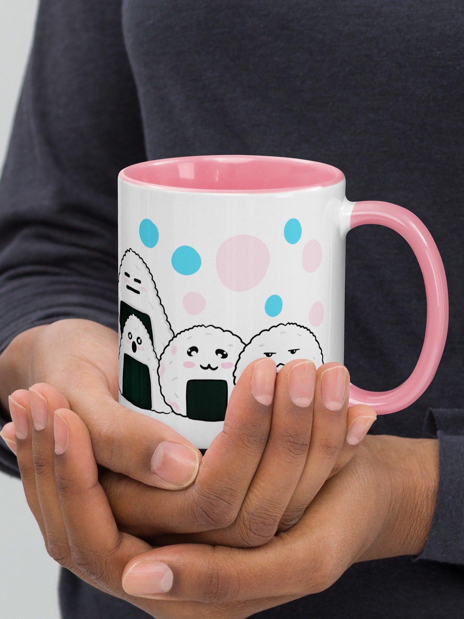 Cute Onigiri Family Mug product image (3)