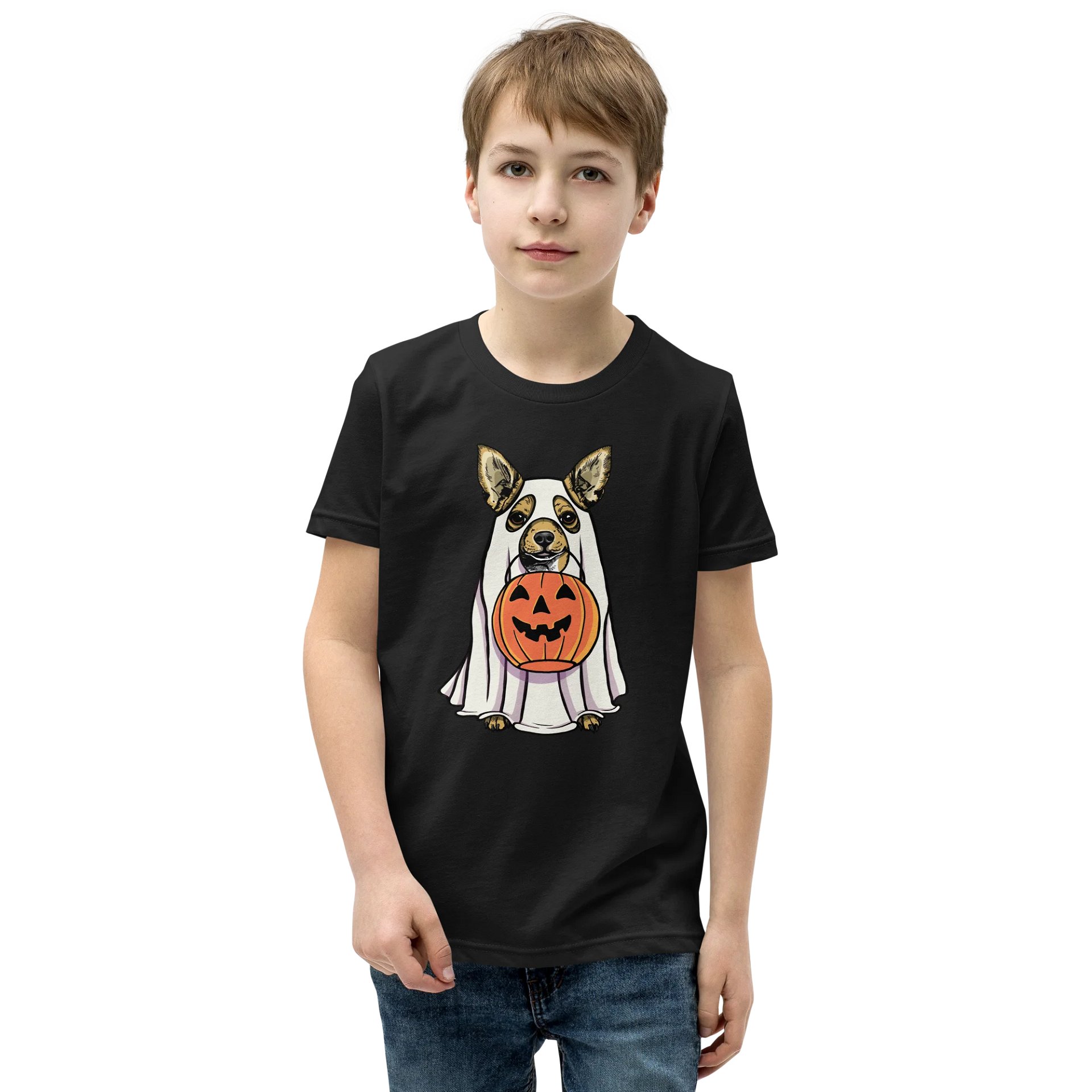 Halloween Chihuahua(Tan) Youth T-Shirt product image (1)