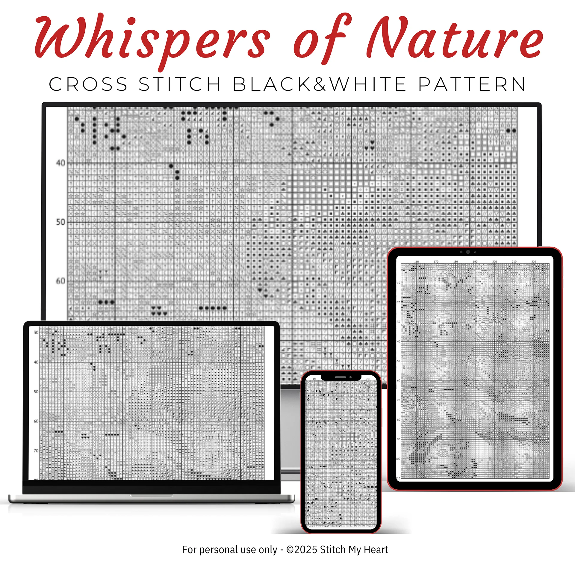 Whispers Of Nature Cross Stitch Pattern product image (4)