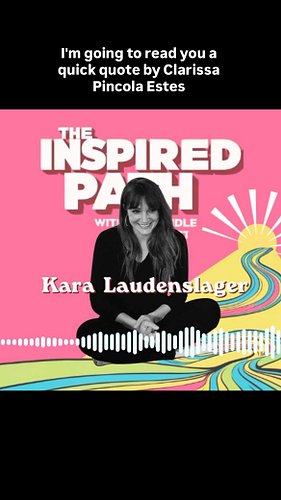Have you listened to Kara Laudenslager @radicallywholekara on The Inspired Path with Lisa Heidle podcast? @theinspiredpathpod...