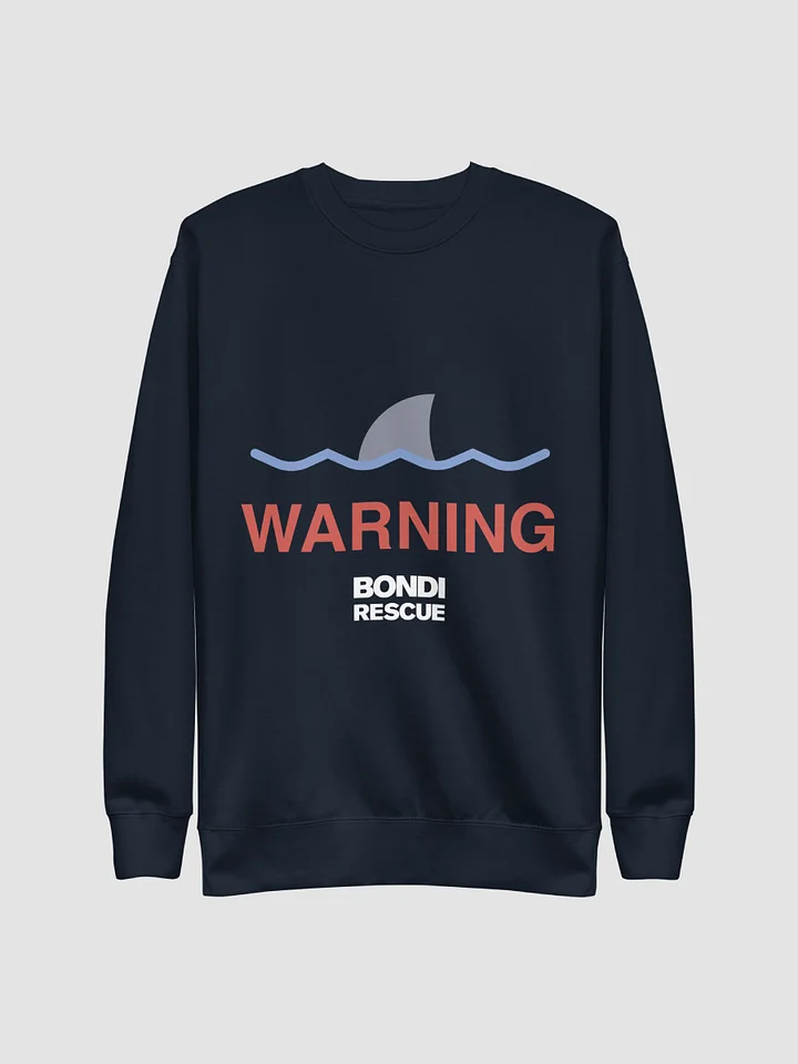 Classic Bondi Rescue Shark Warning Unisex Premium Sweatshirt product image (1)