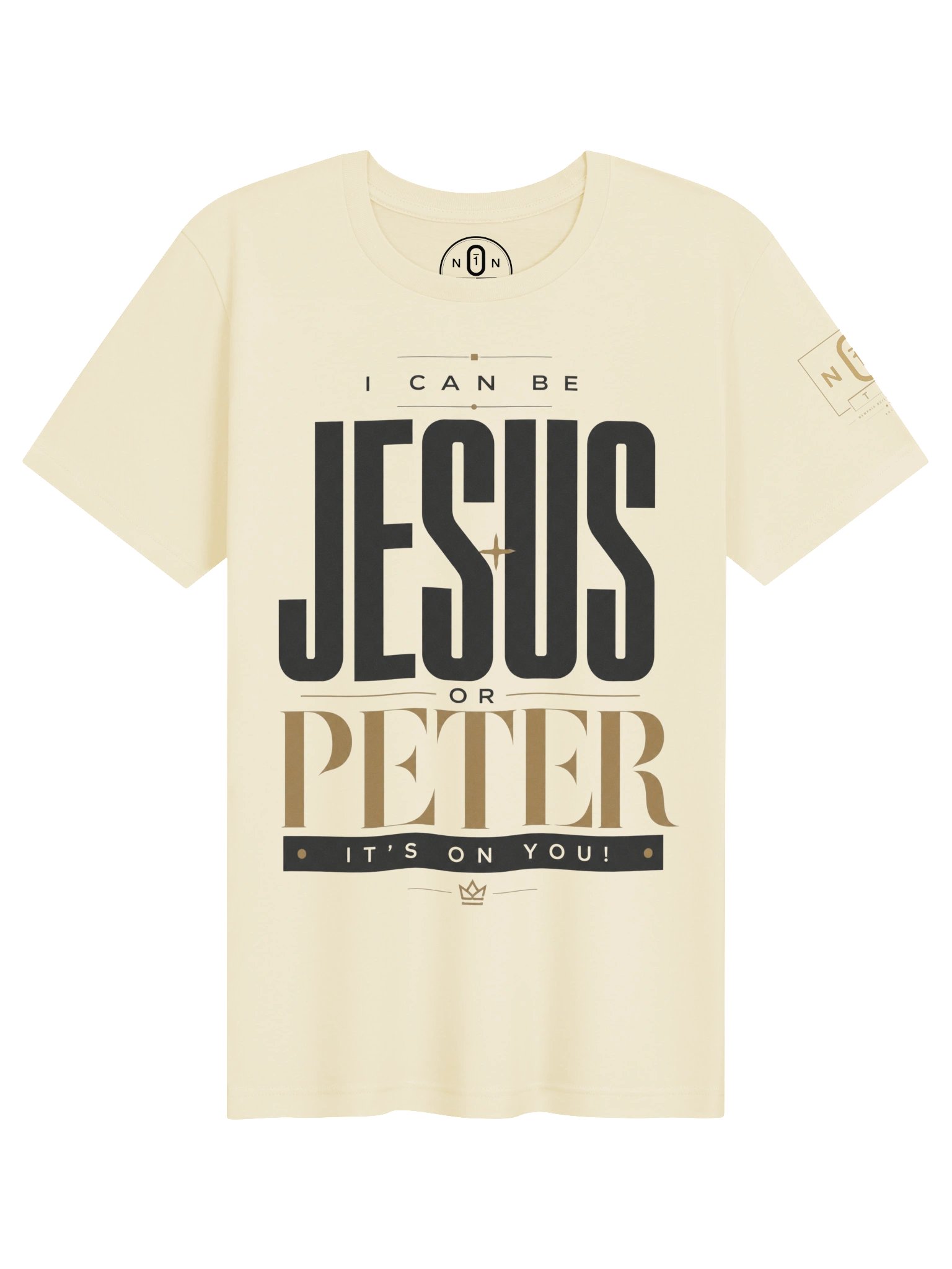 I Can Be Jesus or Peter Typographic Tee™ product image (1)