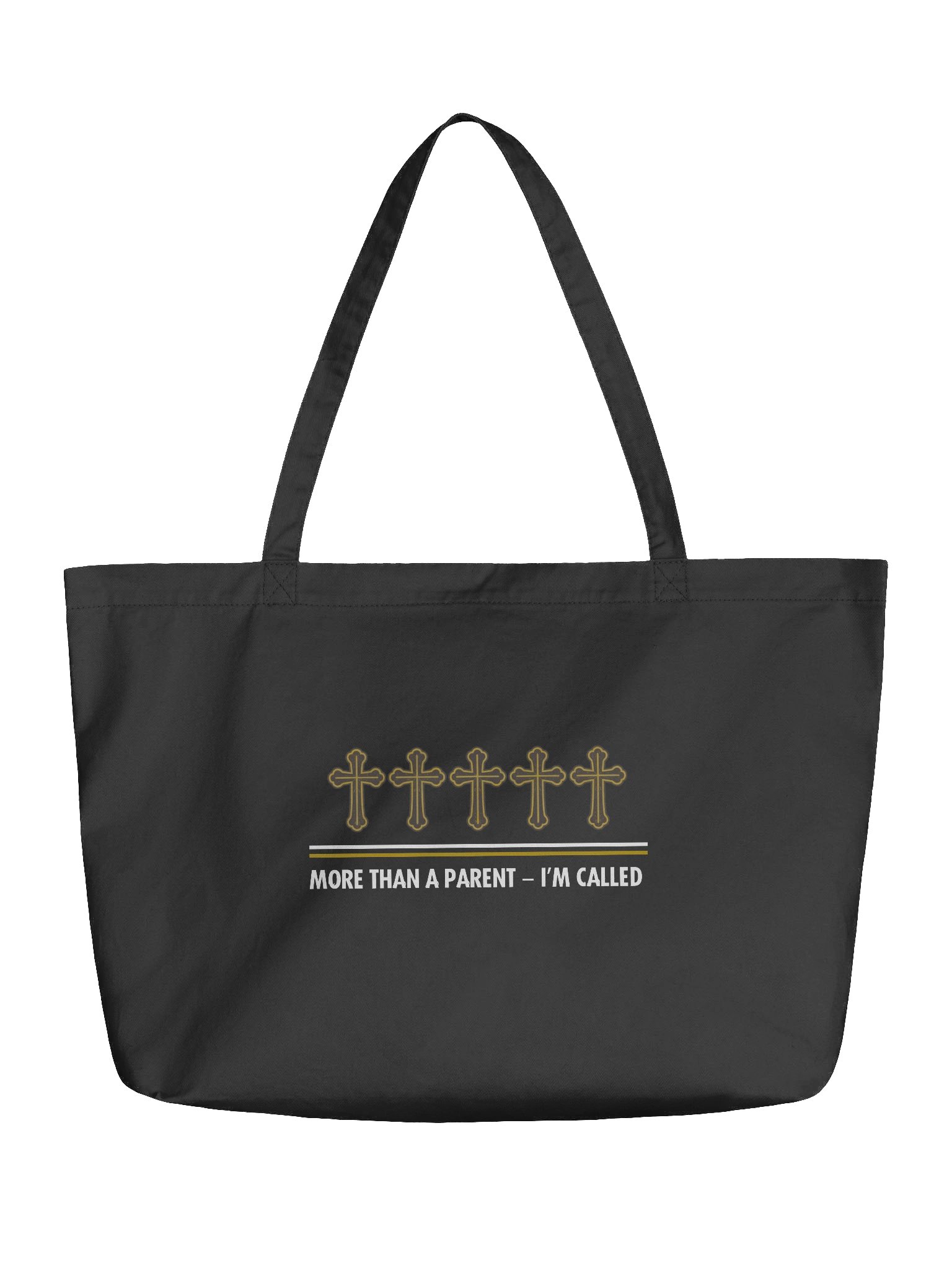 More Than A Parent - I Am Called | Christian Parents Organic Tote Bag | Faith-Based Gift for Christian parents product image (2)