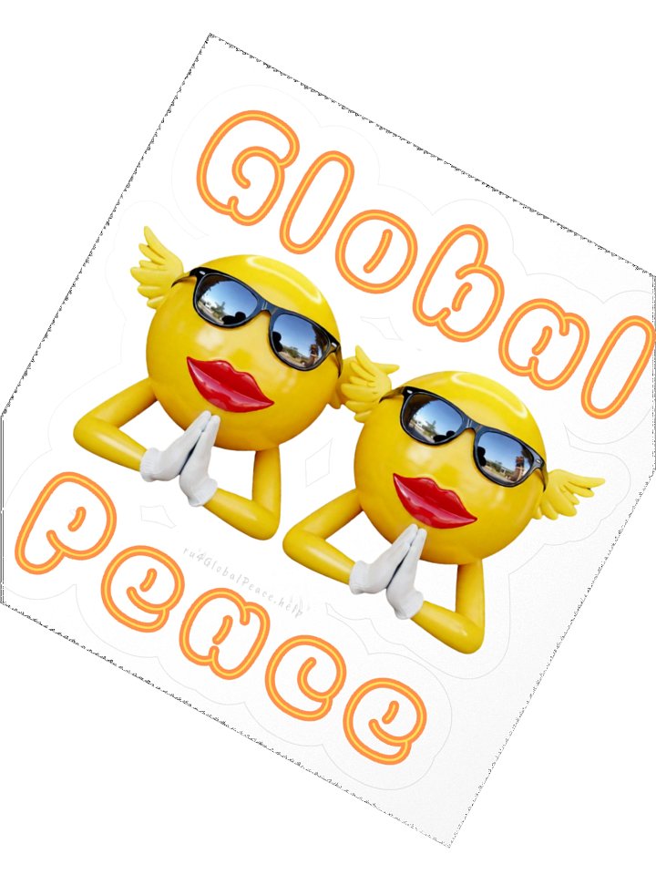 Global Peace girl emoji Stickers product image (2)