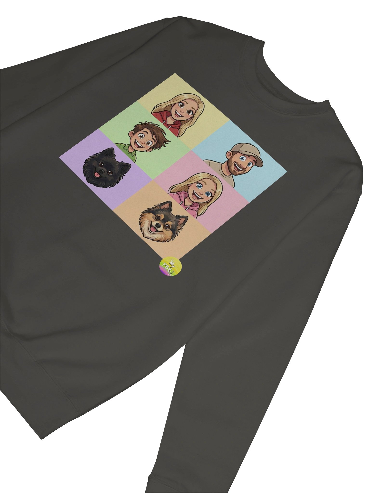 Squares My PB & J Adult Sweatshirt product image (104)