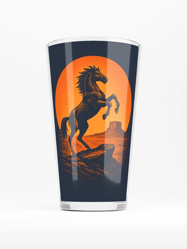 WILD HORSE IN SUNSET product image (1)