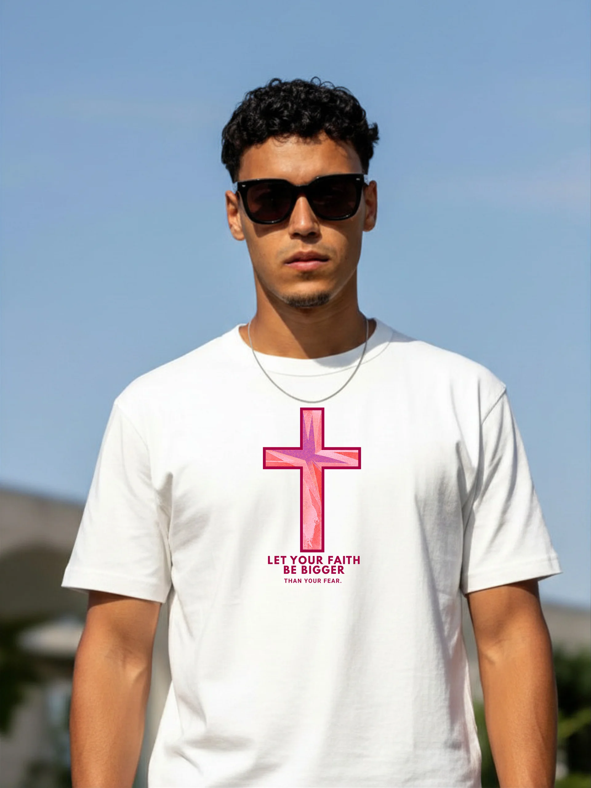 Faith Over Fear Bible Inspired T-shirt product image (1)