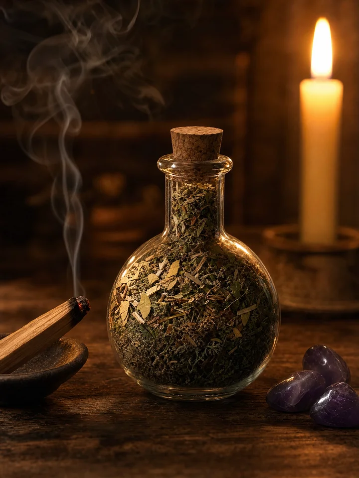 The Clairvoyant Blend - A ritual herb blend for heightened receptivity, perceptual opening, and threshold attention. product image (1)