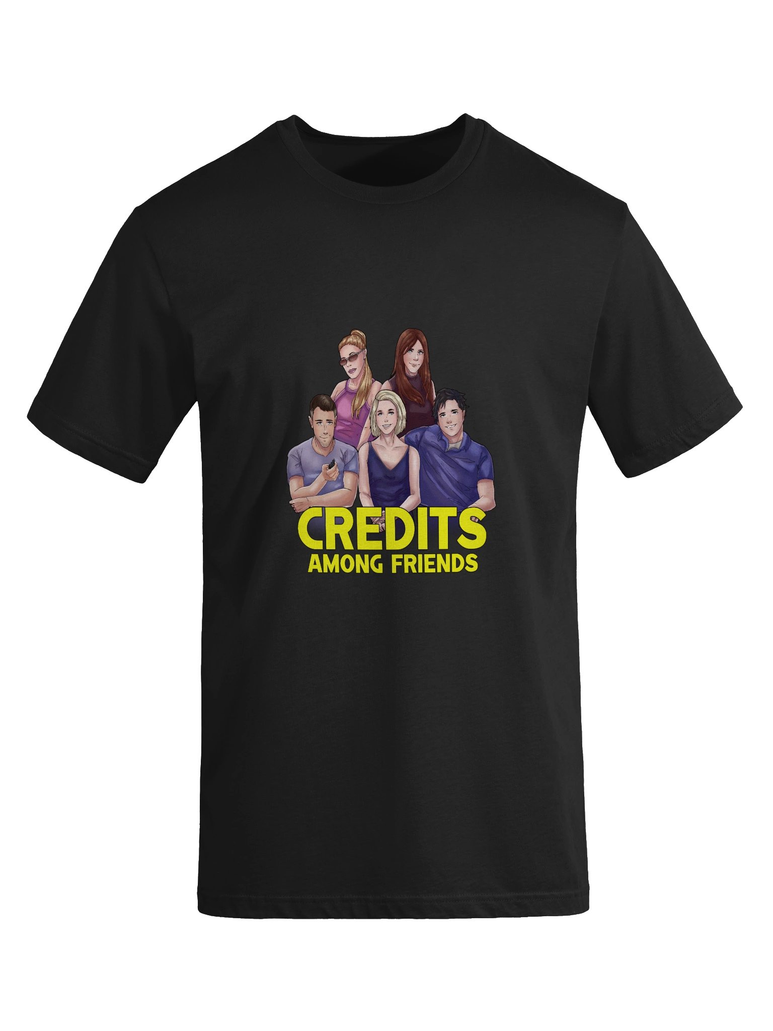 Credits Among Friends - T-Shirt (Movie Night Edition) product image (5)