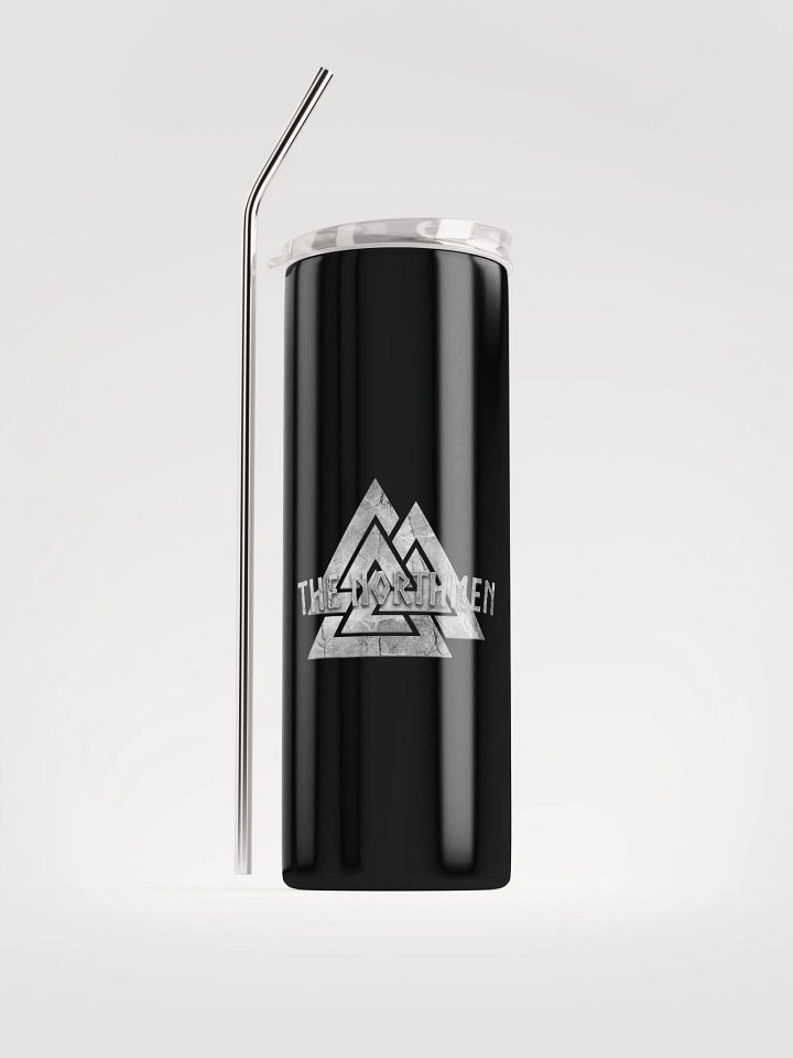 The Northmen Valknut - Grey - Steel Tumbler product image (1)