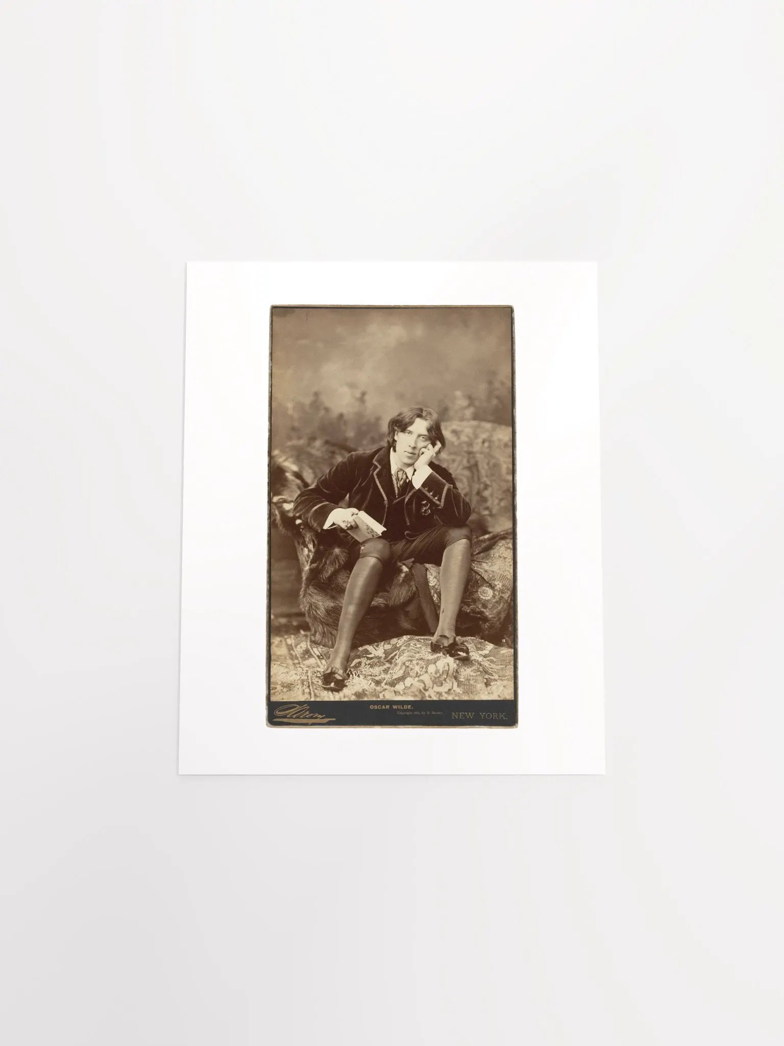 Oscar Wilde By Napoleon Sarony (1882) - Print product image (4)