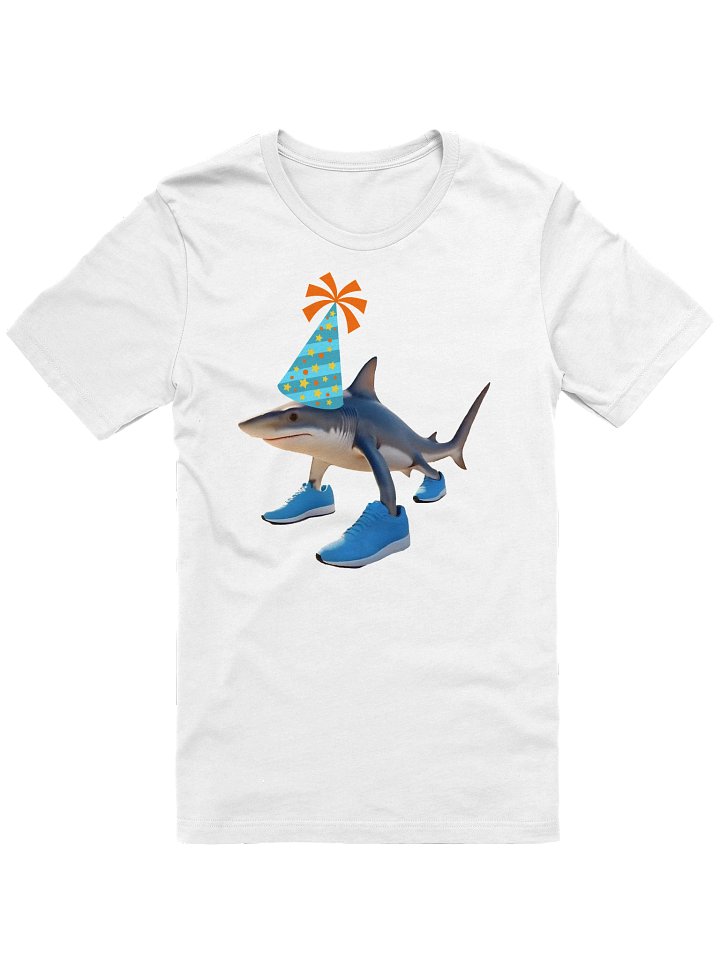 Tralalero Tralala Shark Birthday Hat T-Shirt product image (1)