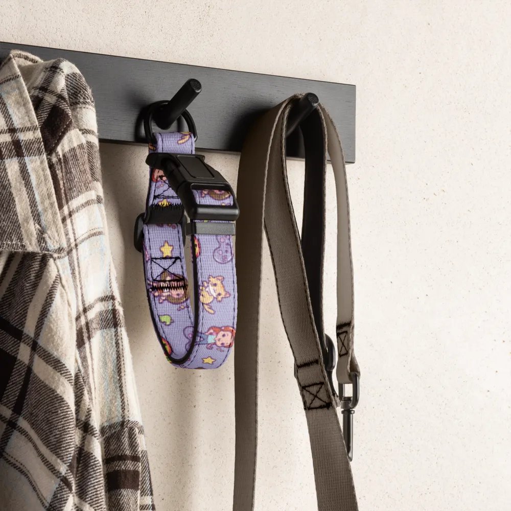 Alex & Tely Pattern Pet Collar - Purple product image (5)