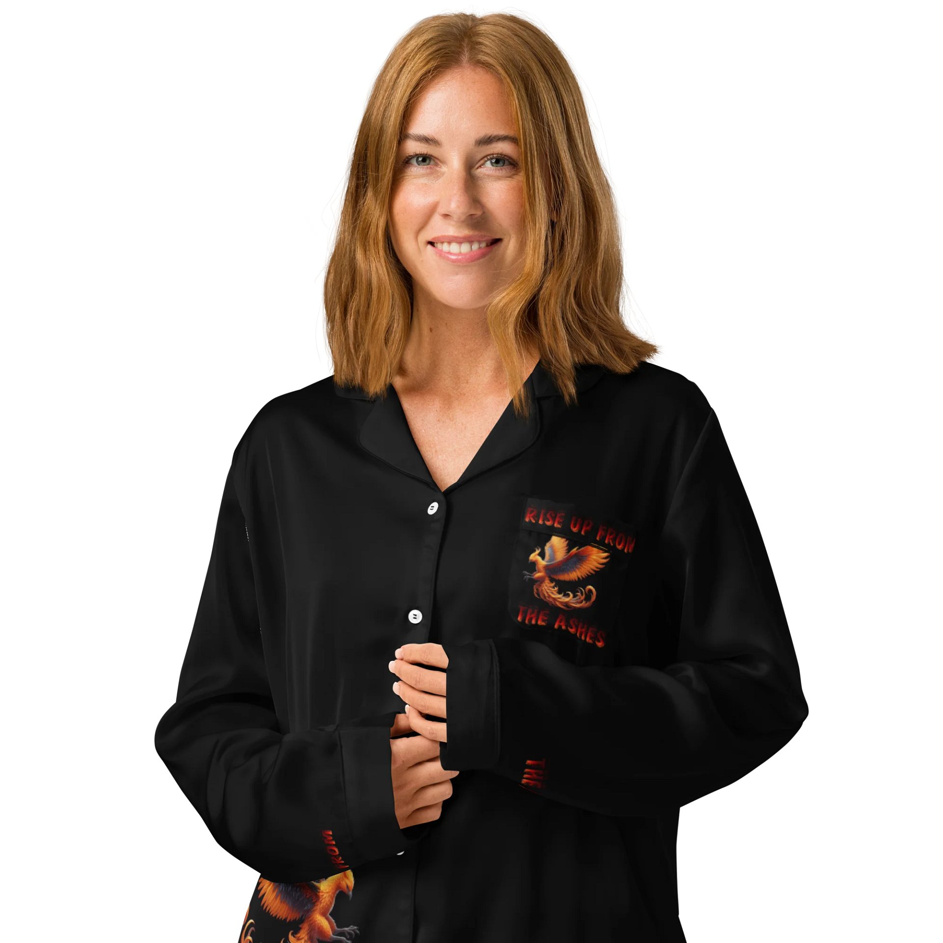 Mythical Phoenix Fire Pajama Top product image (3)