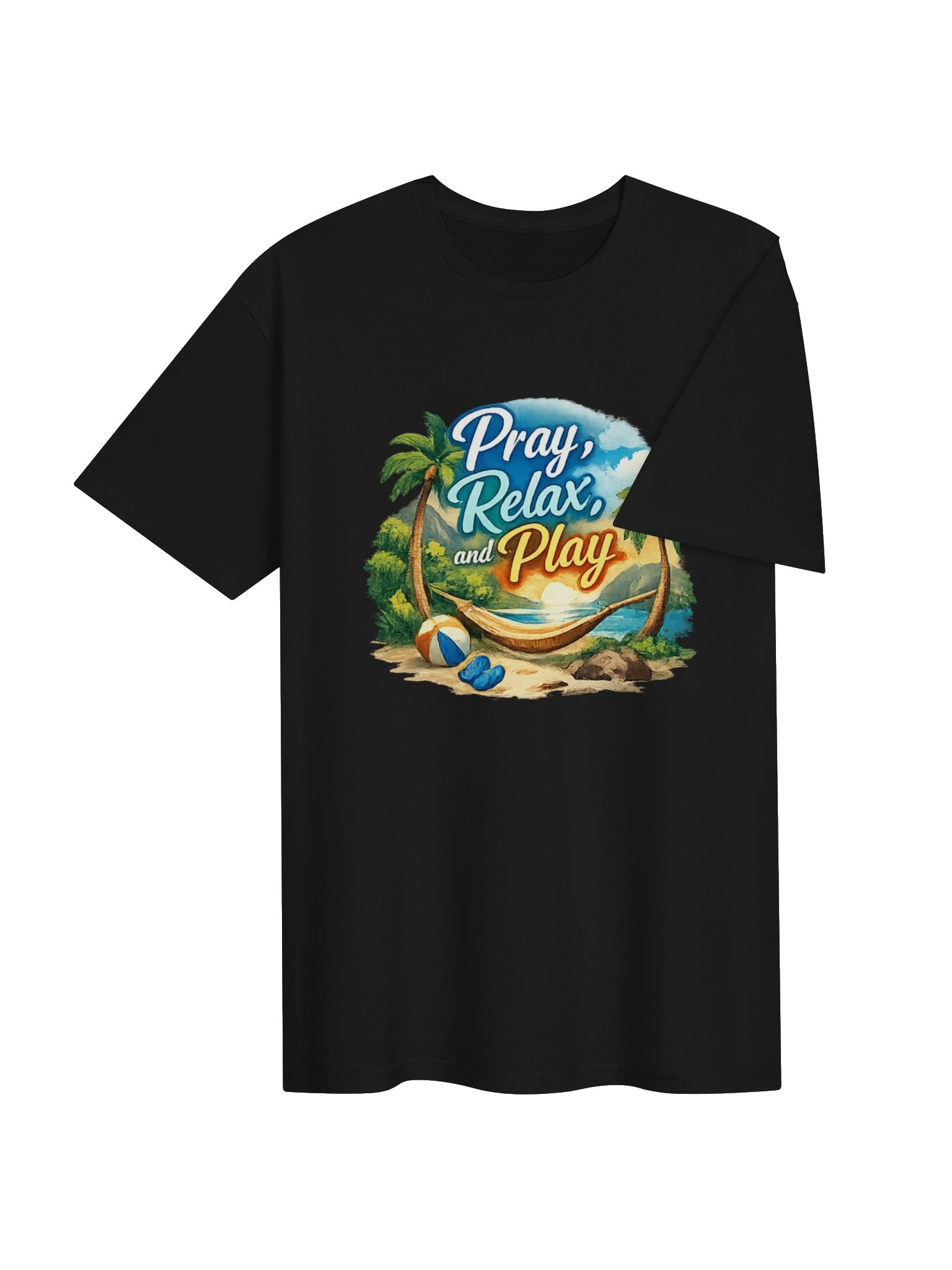 Pray, Relax & Play Men’s T-Shirt product image (4)