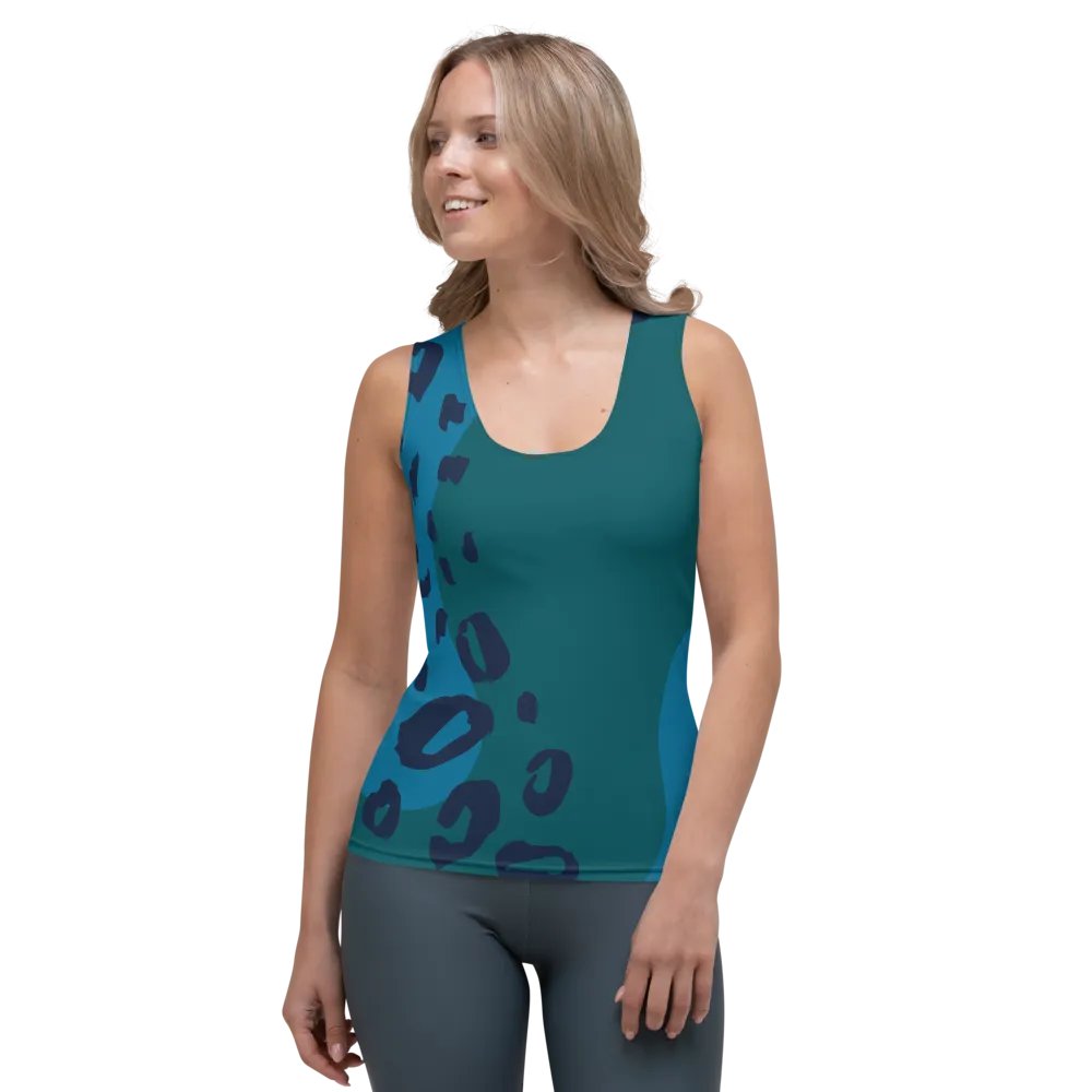 Blue Leopard Allure Women's Tank Top product image (1)