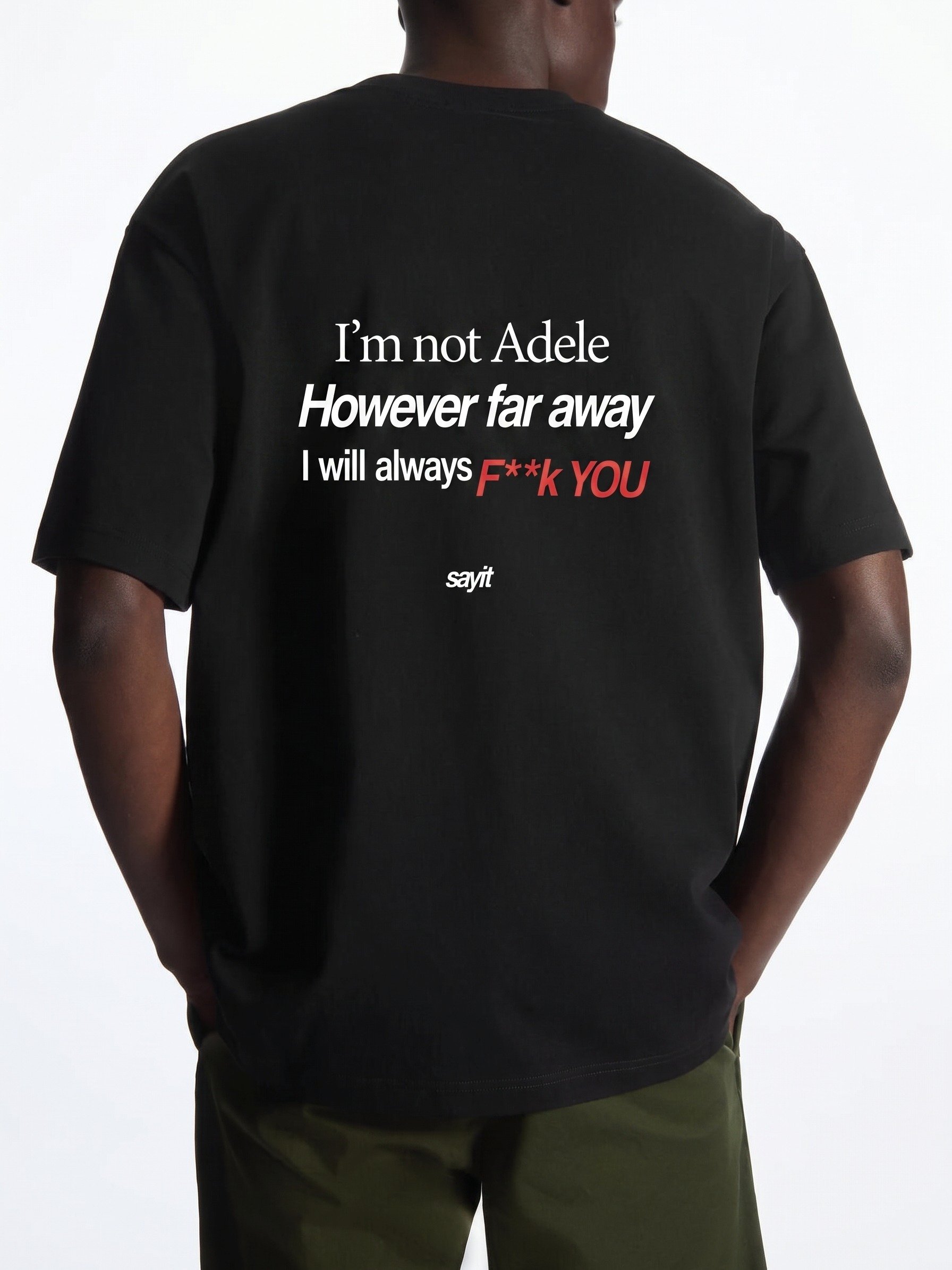 Not Adele™ — F* You Tee** product image (2)