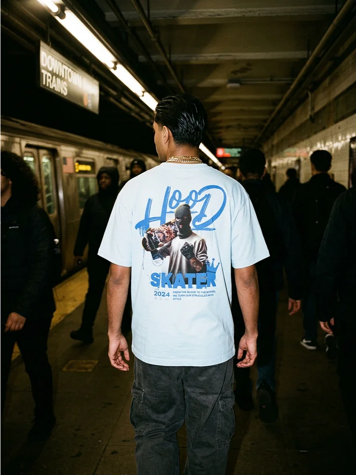 Hood Skater T-Shirt | VOID Club x Comfort Colors Heavyweight Garment-Dyed Tee product image (2)