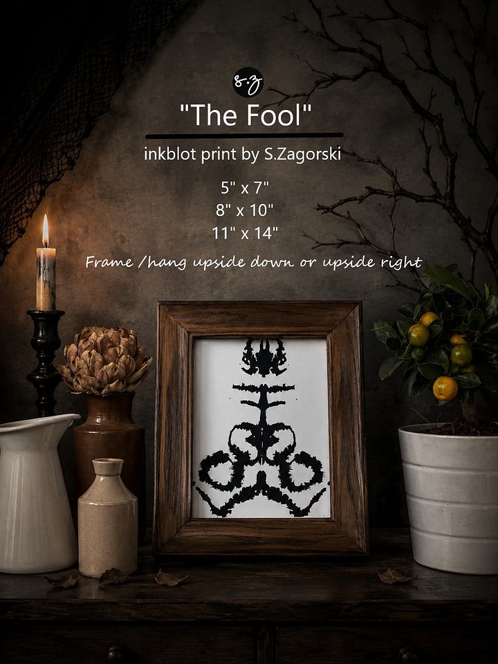 The Fool | Tarot | Inkblot Print product image (2)