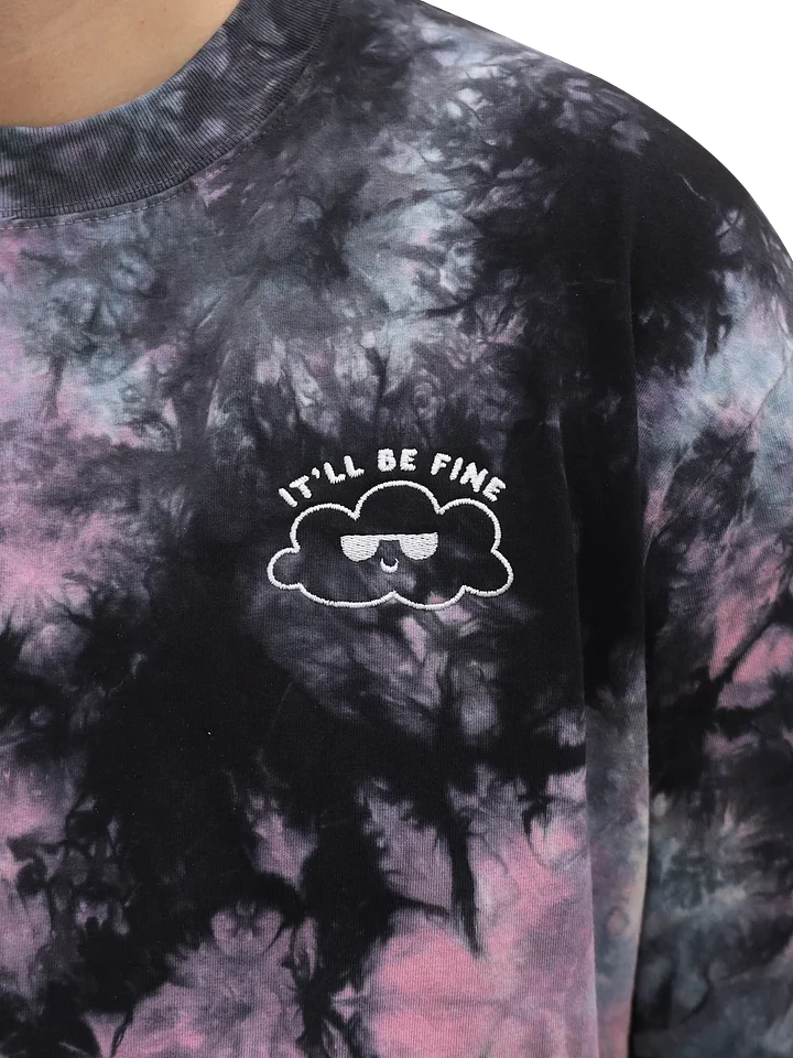 It'll Be Fine Tie Dye - dark (embroidered) product image (2)