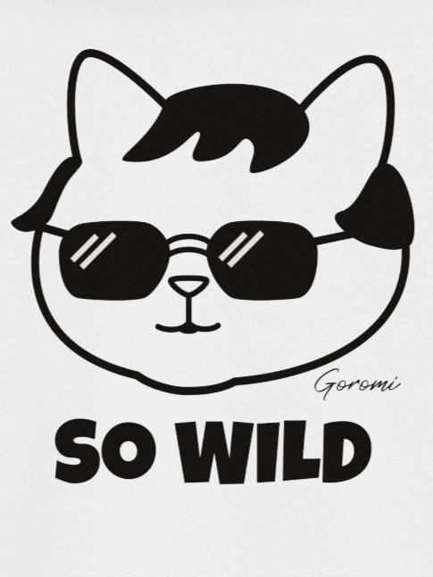 Goromi the Cat in Wig (SO WILD) - Unisex Youth Hoodie product image (1)